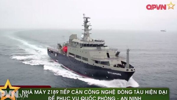 Nhà máy Z189 tiếp cận công nghệ đóng tàu hiện đại. - Sputnik Việt Nam