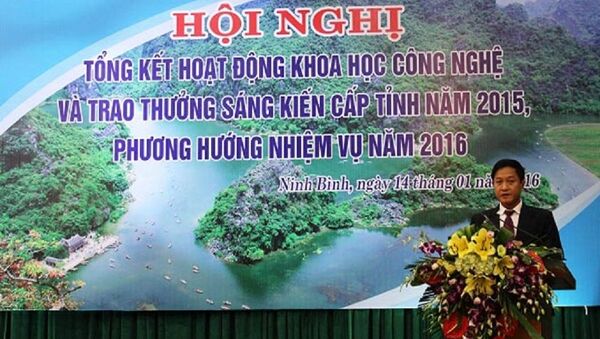 Ông Vũ Đức Dũng, Giám đốc Sở KH & CN tỉnh Ninh Bình - Sputnik Việt Nam