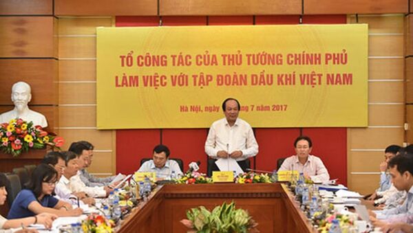 Tổ Công tác của Thủ tướng Chính phủ làm việc với Tập đoàn Dầu khí Việt Nam - Sputnik Việt Nam