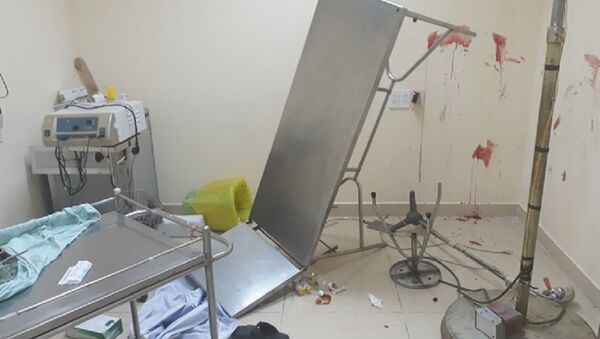Nhiều vật dụng tại Bệnh viện Quân y K120 bị hư hỏng sau tiếng súng nổ - Sputnik Việt Nam