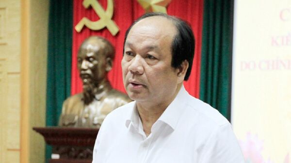 Bộ trưởng Mai Tiến Dũng trách Hiệp hội DN Dược Việt Nam run không dám đến dự - Sputnik Việt Nam