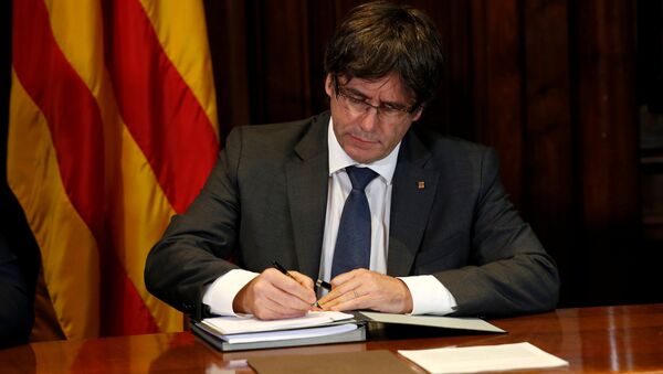Carles Puigdemont, presidente de Cataluña - Sputnik Việt Nam