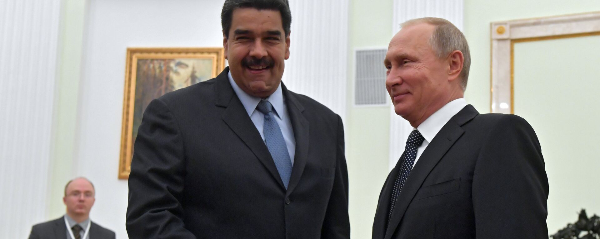 Cuộc gặp của Tổng thống Venezuela Nicolas Maduro và Tổng thống Nga Vladimir Putin. - Sputnik Việt Nam, 1920, 07.05.2024