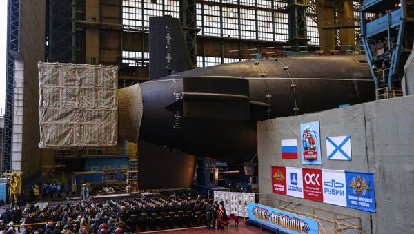 Tàu ngầm tuần dương mang tên lửa “Quận vương Vladimir” - Sputnik Việt Nam