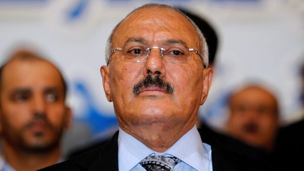 الرئيس السابق علي عبدالله صالح في صنعاء، اليمن 3 سبتمبر / أيلول 2012 - Sputnik Việt Nam