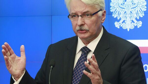 Head of the Polish Ministry of Foreign Affairs Witold Waszczykowski (File) - Sputnik Việt Nam