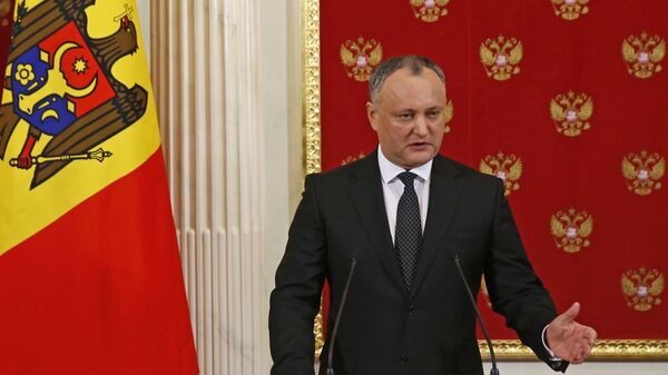 Tổng thống Moldova Igor Dodon - Sputnik Việt Nam