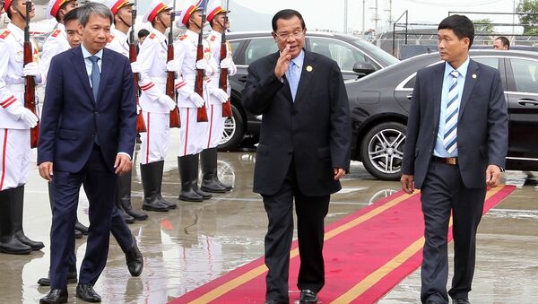 APEC 2017: Lễ tiễn chính thức Thủ tướng Campuchia Samdech Hun Sen - Sputnik Việt Nam