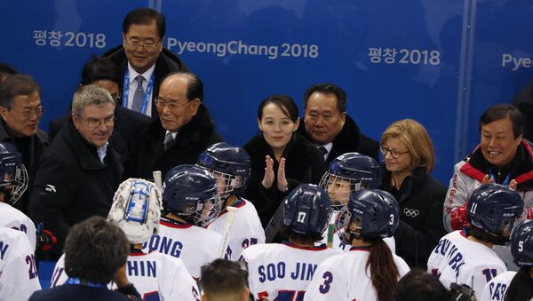 Kim Yo Jong tại Olympic 2018 - Sputnik Việt Nam