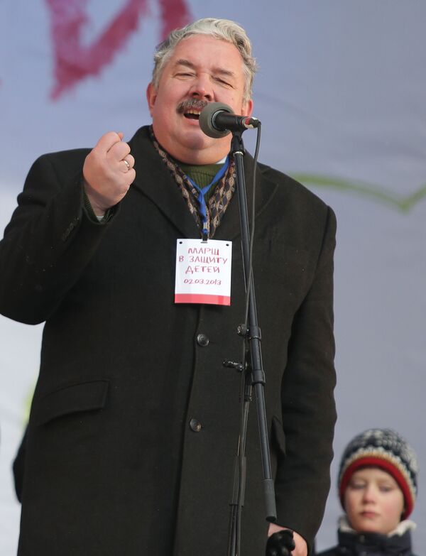 Ứng viên tranh chức tổng thống LB Nga từ Đảng Liên minh nhân dân Nga Sergei Baburin - Sputnik Việt Nam