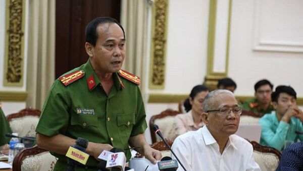 Đại tá Nguyễn Minh Thông phân tích những yếu tố bất thường về vụ cháy. - Sputnik Việt Nam