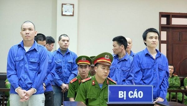 Các bị cáo tại phiên tòa phúc thẩm ngày 11-4 - Sputnik Việt Nam
