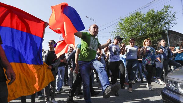 Người biểu tình Erevan - Sputnik Việt Nam