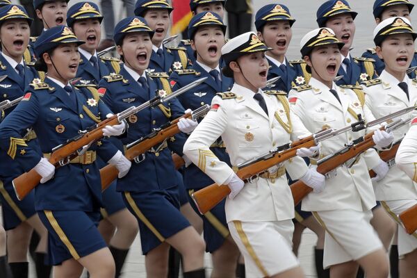 Đội nữ cảnh vệ danh dự - Sputnik Việt Nam