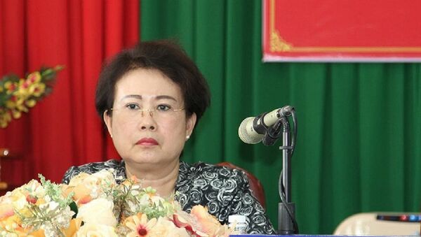 Bà Mỹ Thanh trong lần tiếp xúc cử tri cuối cùng vào đầu tháng 5-2018. - Sputnik Việt Nam
