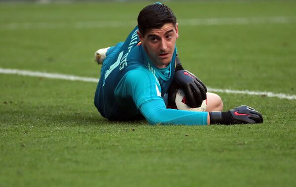 Thủ môn của đội tuyển quốc gia Bỉ Thibaut Courtois - Sputnik Việt Nam