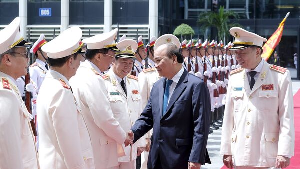 Thủ tướng Nguyễn Xuân Phúc gặp gỡ lãnh đạo Công an nhân dân - Sputnik Việt Nam