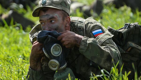 Quân nhân Nga trong khi cuộc hội thao quân sự quốc tế 2018 (ArMY-2018) ở tỉnh Novosibirsk - Sputnik Việt Nam
