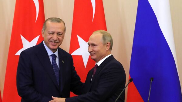 Vladimir Putin và Tayyip Erdogan - Sputnik Việt Nam