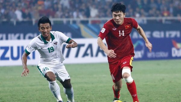 ĐT Việt Nam từng thua cay đắng 3-4 sau hai lượt trận trước Indonesia ở AFF Cup 2016. - Sputnik Việt Nam
