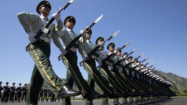 Buổi diễn tập duyệt binh ở Bắc Kinh - Sputnik Việt Nam