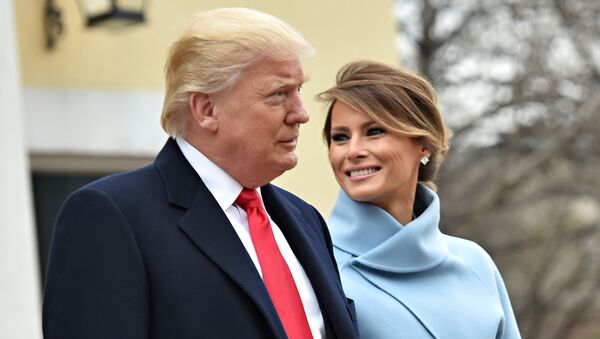 Tổng thống Trump và vợ - Sputnik Việt Nam
