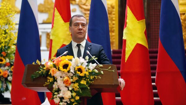 Thủ tướng Nga Dmitry Medvedev tại Hà Nội - Sputnik Việt Nam
