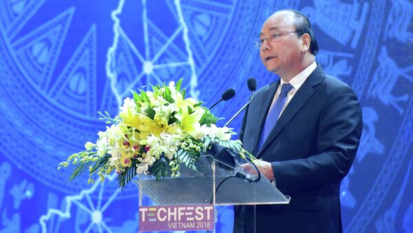 Thủ tướng phát biểu tại Lễ khai mạc Ngày hội khởi nghiệp đổi mới sáng tạo quốc gia - Sputnik Việt Nam