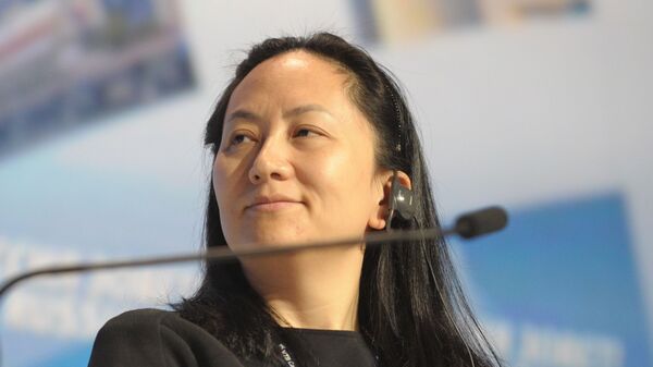 Giám đốc tài chính của công ty Huawei, bà Mạnh Vạn Châu - Sputnik Việt Nam