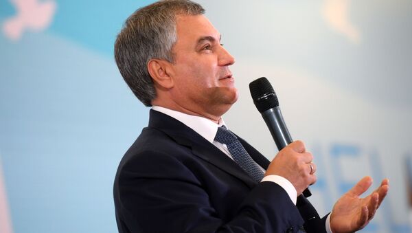 Chủ tịch Duma Quốc gia Vyacheslav Volodin - Sputnik Việt Nam