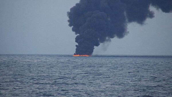 Пожар на иранском нефтяном танкере SANCHI - Sputnik Việt Nam