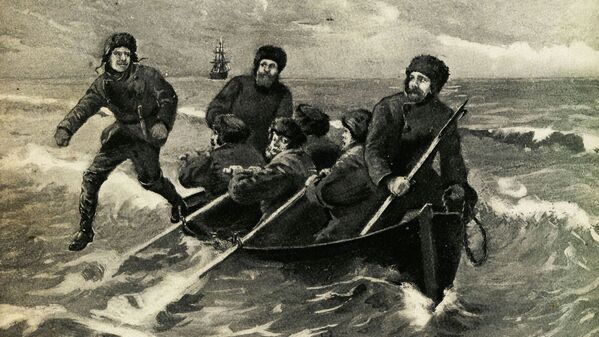 Những người đầu tiên chinh phục bờ biển Nam Cực - Sputnik Việt Nam
