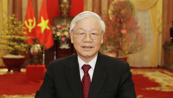 Tổng Bí thư, Chủ tịch nước Nguyễn Phú Trọng đọc Thư chúc Tết Xuân Kỷ Hợi 2019 - Sputnik Việt Nam