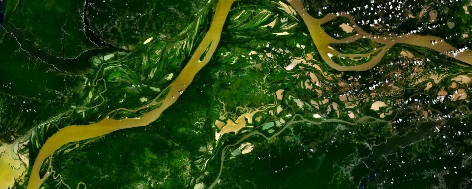 Sông Amazon, chụp từ vũ trụ - Sputnik Việt Nam, 1920, 15.02.2022