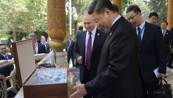 Ông Putin tặng kem Nga cho ông Tập  - Sputnik Việt Nam