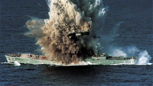 Tàu chiến Torrens, bị phá hủy bởi ngư lôi tự dẫn Mark 48 - Sputnik Việt Nam