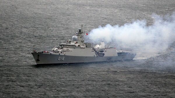 Tàu khu trục Quang Trung của Lực lượng Hải quân Việt Nam đã đến Vladivostok  - Sputnik Việt Nam