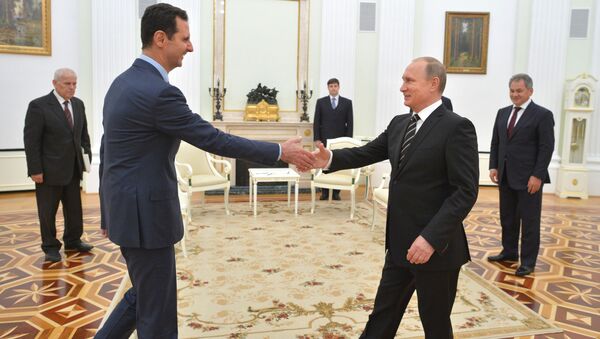 Bashar Assad và Vladimir Putin - Sputnik Việt Nam
