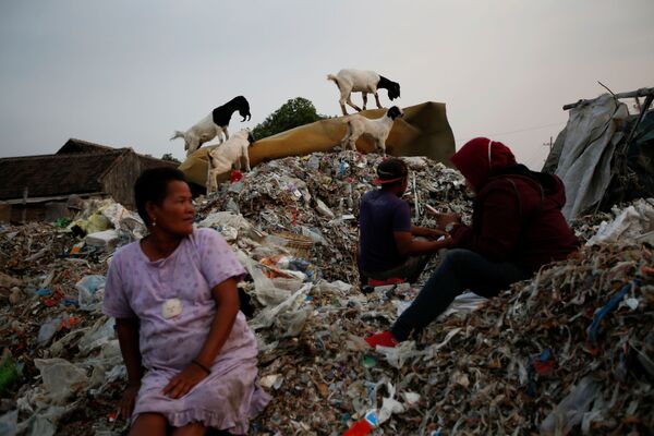 Phân loại rác tại làng Bangun, Indonesia - Sputnik Việt Nam