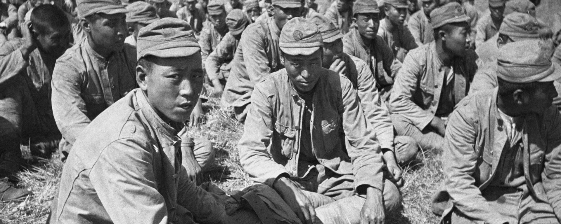 Lính Nhật bị bắt làm tù binh gần sông Khalkhin Gol. Năm 1939 - Sputnik Việt Nam, 1920, 13.05.2024