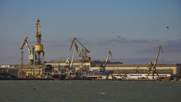 Nhà máy đóng tàu Zaliv ở Kerch, Nga - Sputnik Việt Nam