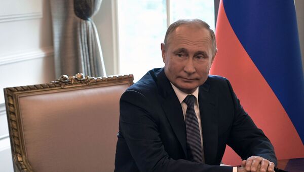Tổng thống Nga Vladimir Putin tại Thổ Nhĩ Kỳ  - Sputnik Việt Nam