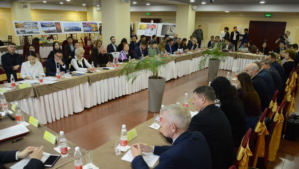 Hội thảo giới thiệu triển vọng xuất nhập khẩu của Hà Nội. Tổ hợp Đa chức năng Hà Nội-Moskva - Sputnik Việt Nam