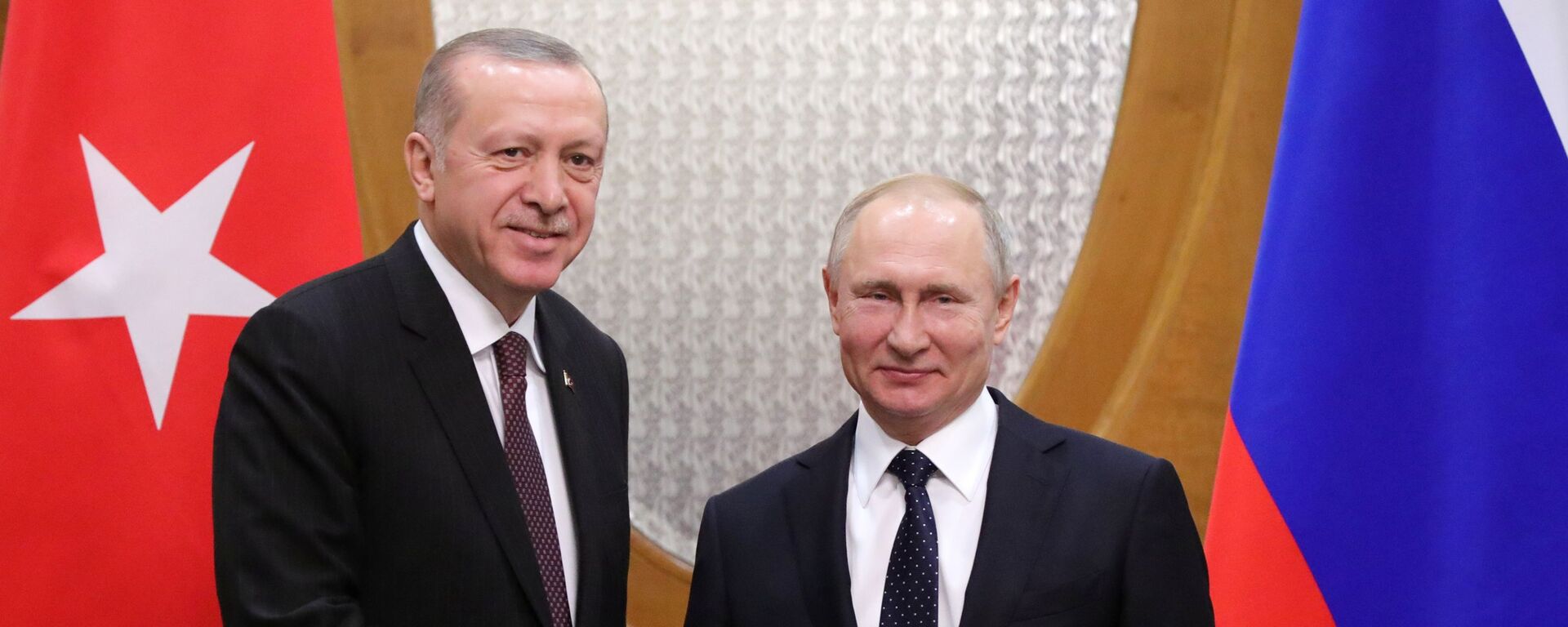 Tổng thống Nga Vladimir Putin và Tổng thống Thổ Nhĩ Kỳ Recep Erdogan. - Sputnik Việt Nam, 1920, 19.06.2024