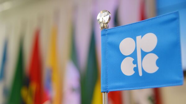 Cờ OPEC tại một cuộc họp ở Vienna - Sputnik Việt Nam