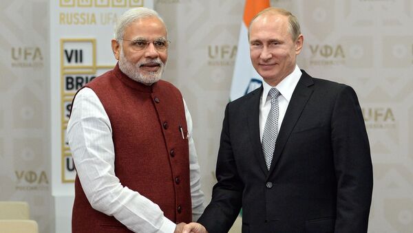 Vladimir Putin và Narendra Modi - Sputnik Việt Nam